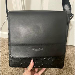 BNWT Black Coach MAP Bag
